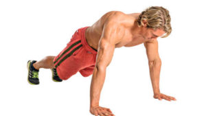 Man doing press-ups