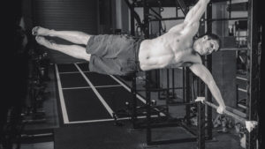 Calisthenics human flag