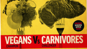 Vegans Vs Carnivores infographic